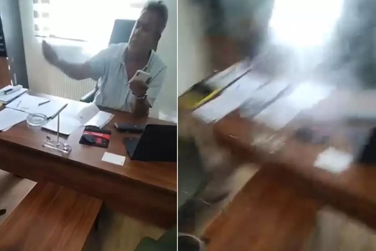 Amirinin üzerine kaynar su döken kadın tutuklandı