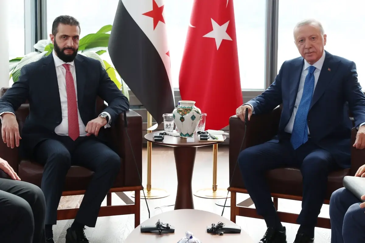 Cumhurbaşkanı Erdoğan, ABD'de Suriye lideri Şara ile görüştü