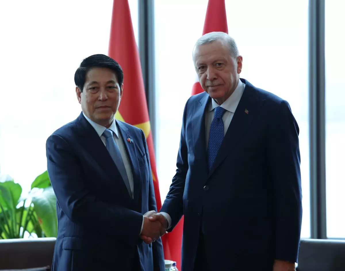 Cumhurbaşkanı Erdoğan, Vietnam Devlet Başkanı ile Görüştü
