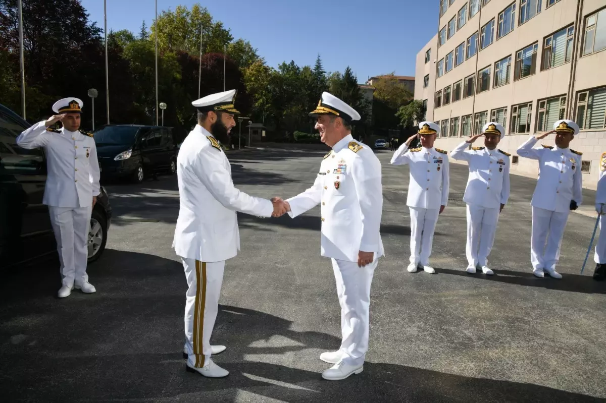 Deniz Kuvvetleri Komutanı Ercüment Tatlıoğlu, Suriye Deniz Kuvvetleri Komutanı ile Buluştu