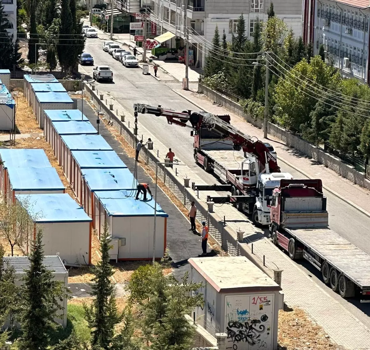 Adıyaman'da Madde Bağımlıları için Konteyner Kent Boşaltıldı