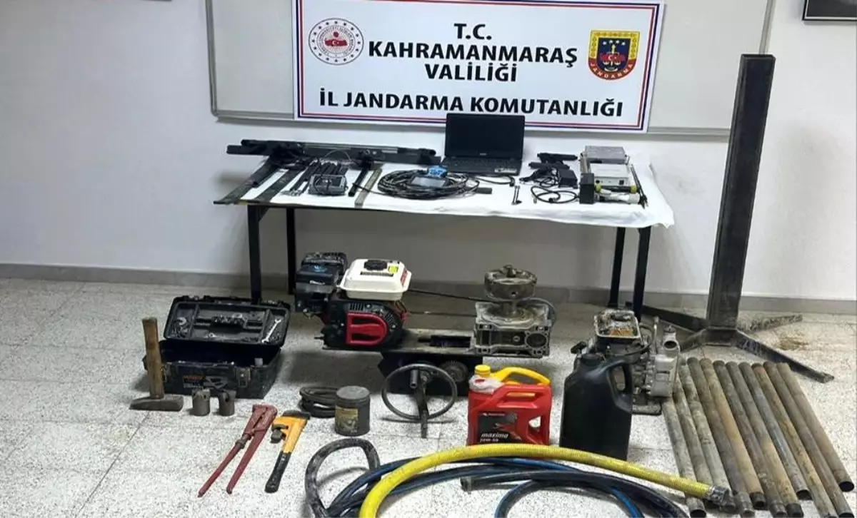 Kahramanmaraş'ta Define Avcılarına Operasyon: 10 Kişi Yakalandı
