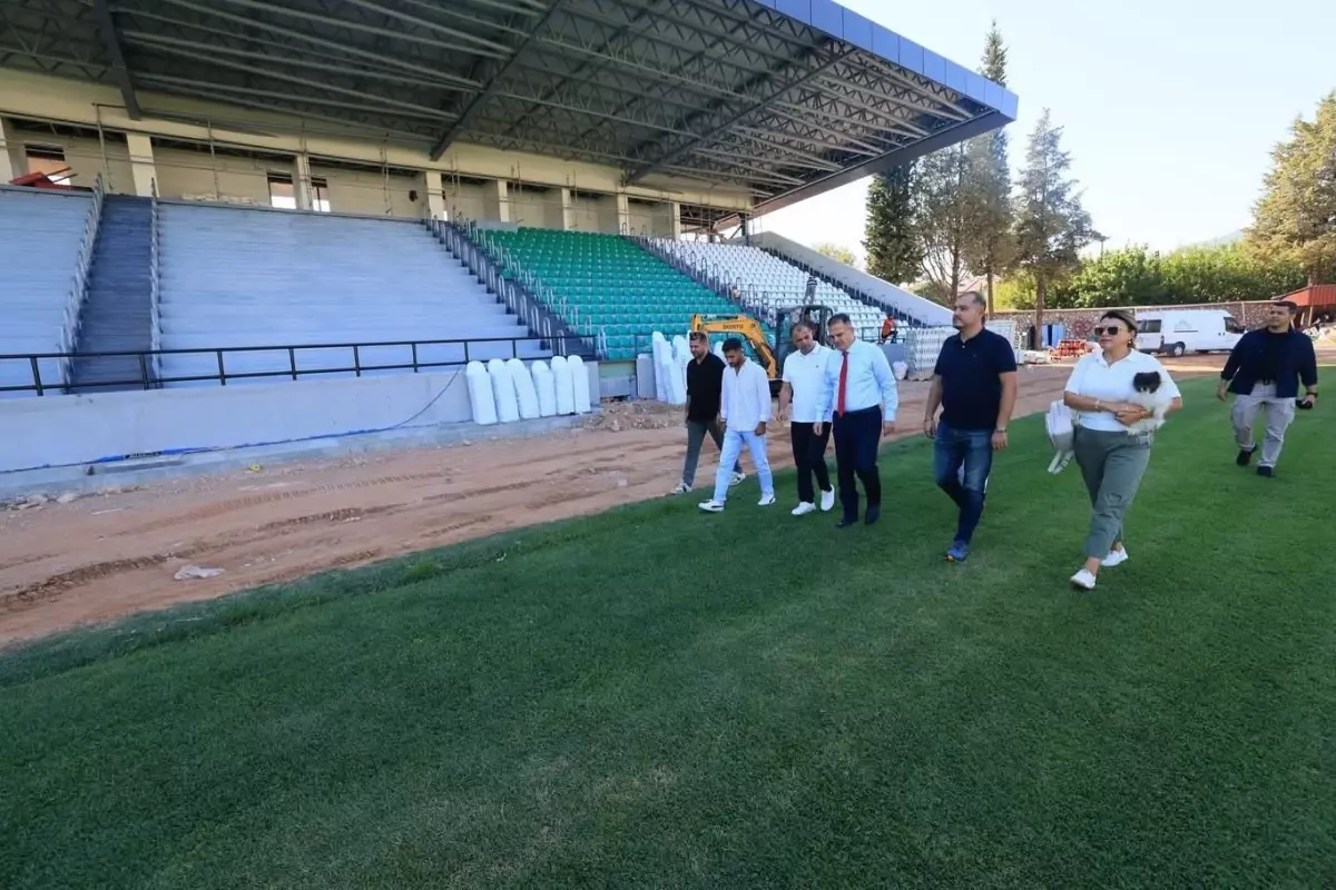 Muğlaspor'un Stadyum İnşaatı Hızla Devam Ediyor