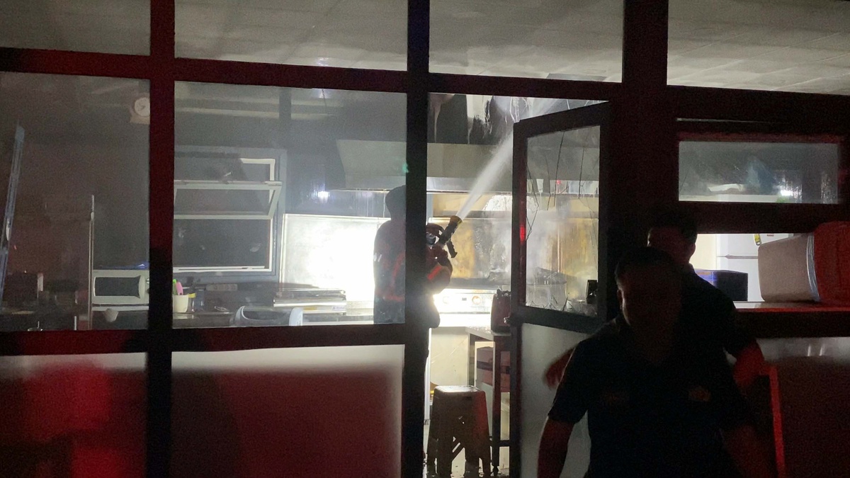 Aydın'da Okul Kantininde Yangın Çıktı