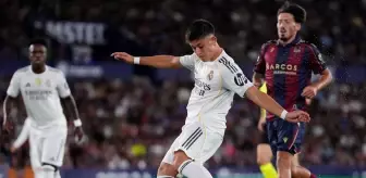 Arda Güler boş geçmedi! Real Madrid, Levante'yi 4-1 yendi