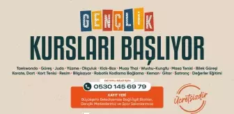 Şanlıurfa Büyükşehir Belediyesi Gençlik Kursları Başlıyor