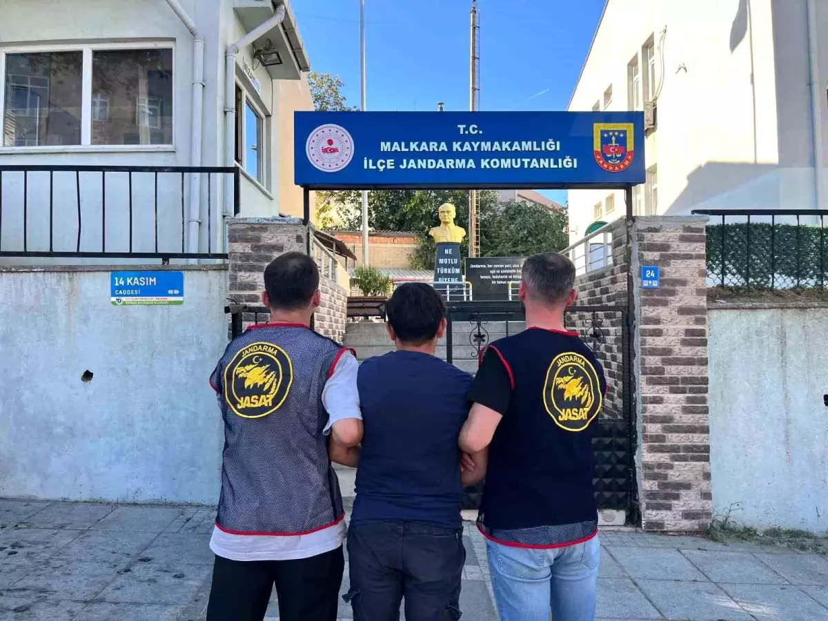Malkara'da Hükümlü Yakalandı ve Tutuklandı