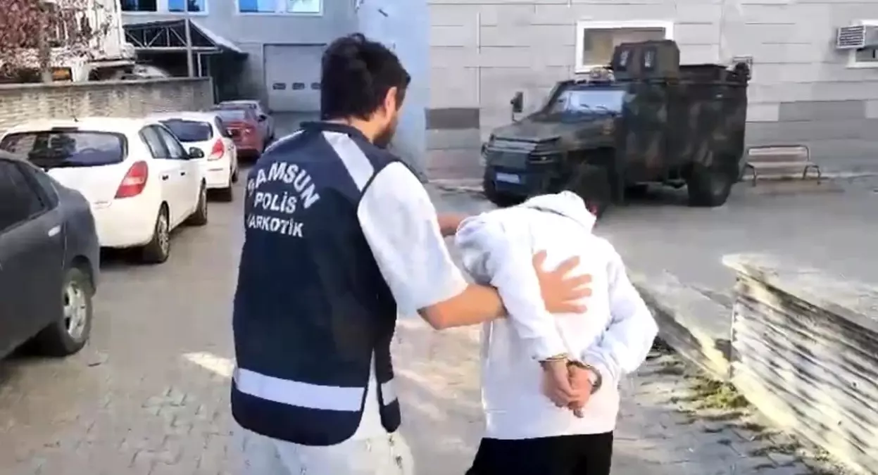 Samsun'da Uyuşturucu Ticaretinden Hapis Cezası Olan Şahıs Yakalandı