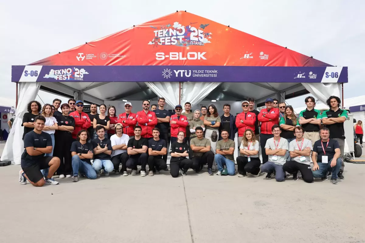 Yıldız Teknik Üniversitesi TEKNOFEST 2025'te Rekor Katılımla ve Dereceyle Damga Vurdu