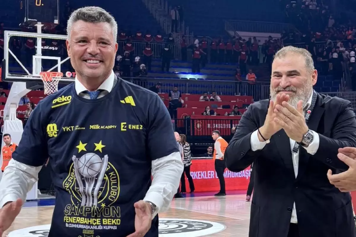 3 günde ilk kupasını kazanan Sadettin Saran, eski başkan Ali Koç'u unutmadı