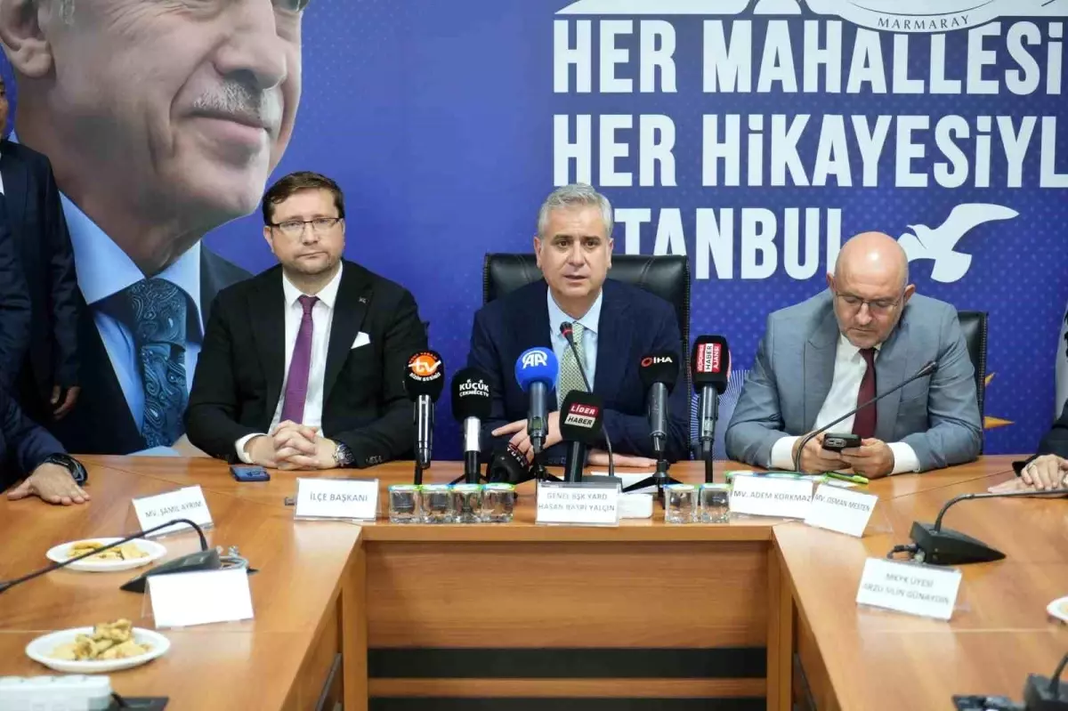 AK Parti Genel Başkan Yardımcısı Yalçın: 'CHP milletin derdiyle dertlenme kapasitesini yitirmiş bir partidir'