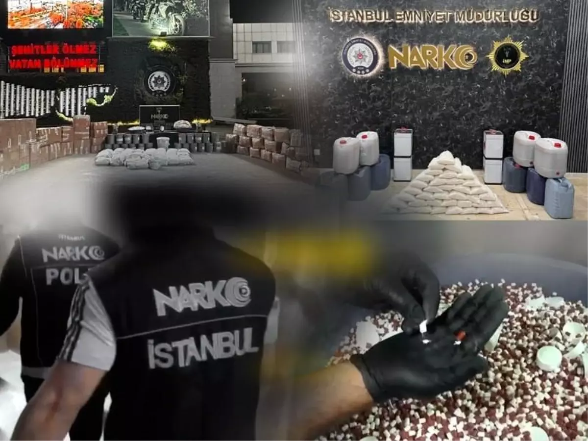 İstanbul'da Uyuşturucu Operasyonu: 366,5 Kilogram Madde Ele Geçirildi