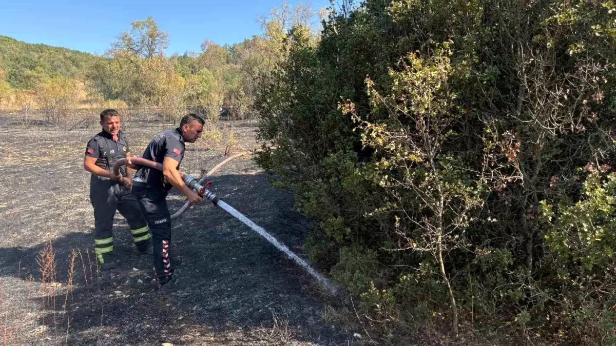 Burdur'da Tarladan Ormana Sıçrayan Yangın Kontrol Altına Alındı