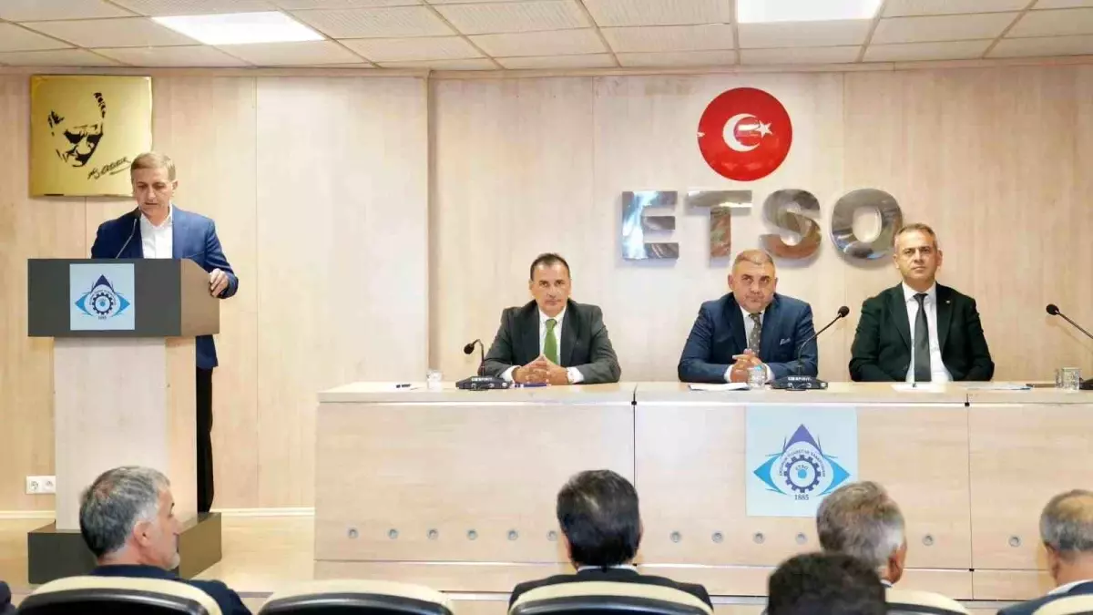 ETSO Eylül Meclis Toplantısı Gerçekleştirildi