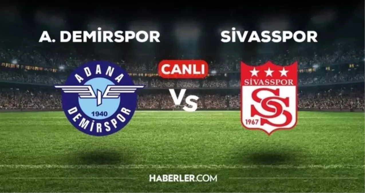 TRT SPOR CANLI | Sivasspor- Adana Demirspor maçı canlı şifresiz izle!