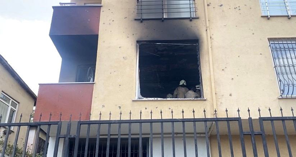 Ataşehir'de 5 Katlı Binada Yangın Paniği