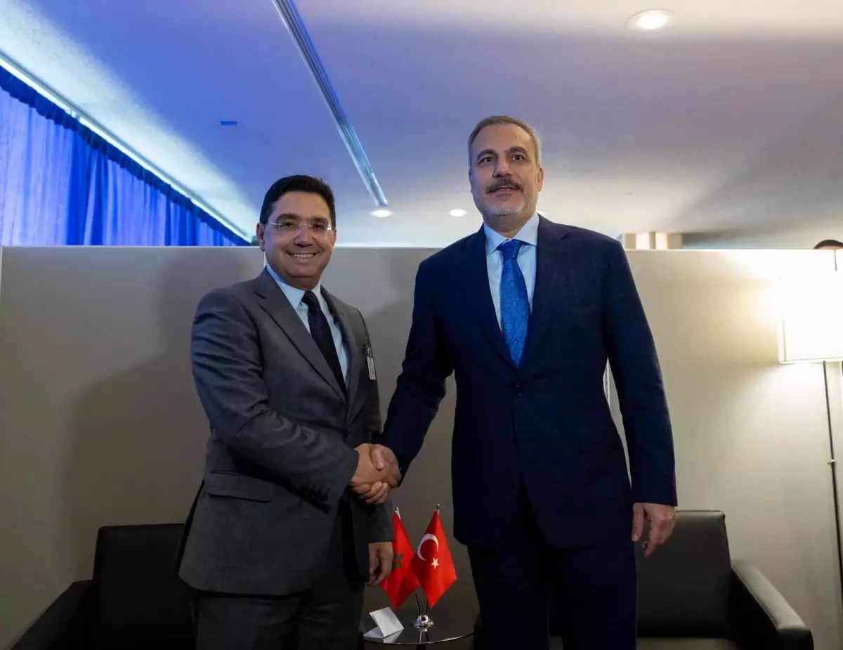 Bakan Fidan, New York'ta Fas Dışişleri Bakanı ile Bir Araya Geldi