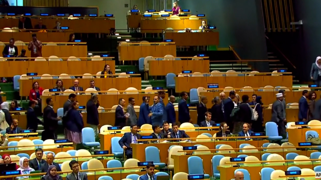 Protest against Netanyahu at the UN! Participants left the hall
