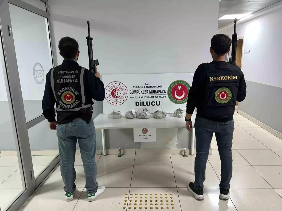 Iğdır'da 4 Kilo Eroin Ele Geçirildi