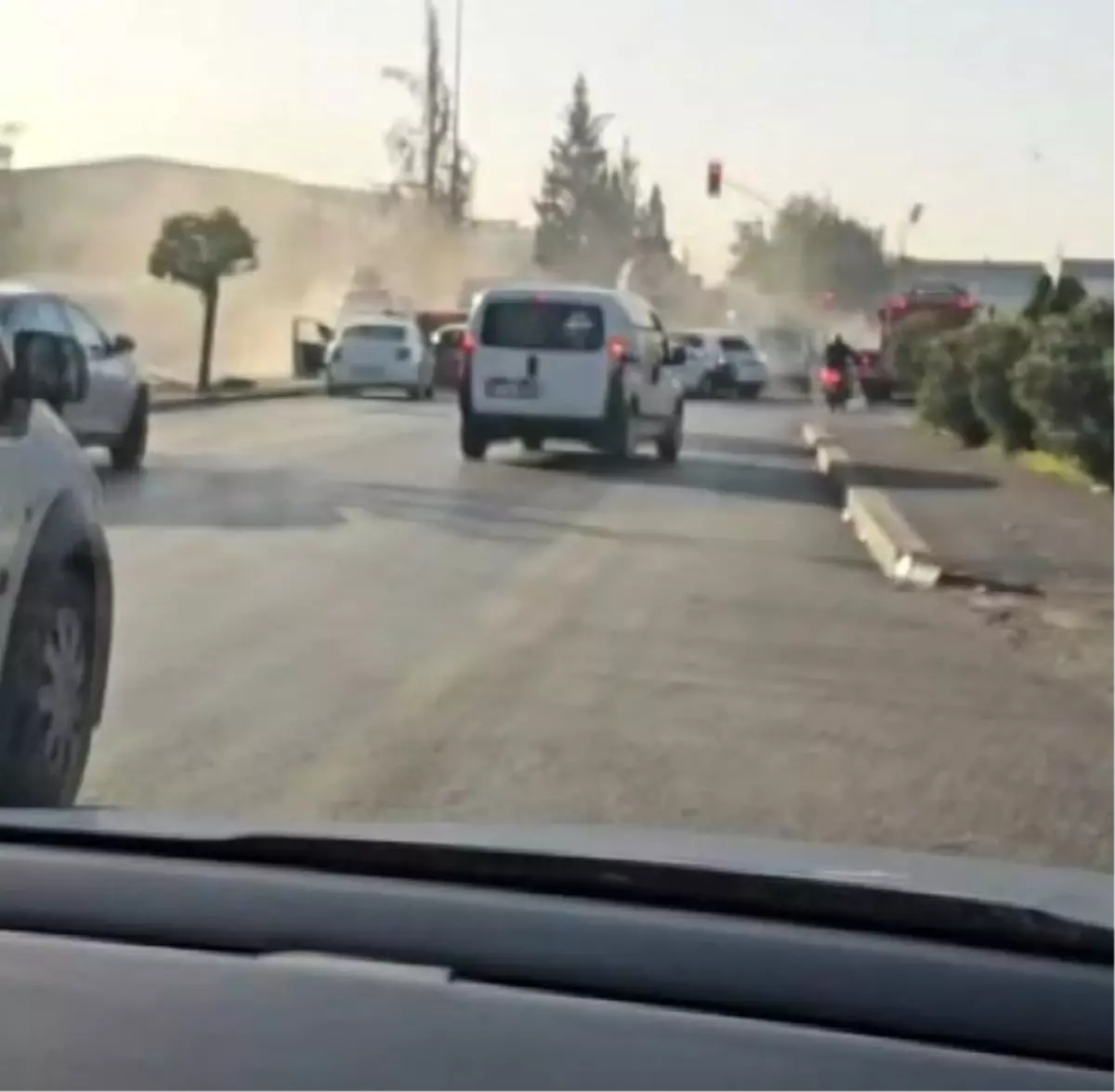 Gaziantep'te Kontrolden Çıkan Çekici 6 Aracı Biçti