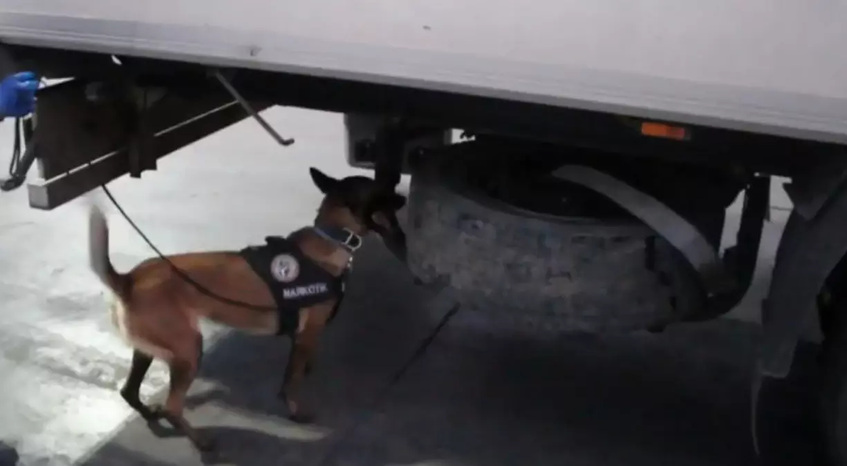 Iğdır'da İran Plakalı TIR'da 5 Paket Eroin Ele Geçirildi