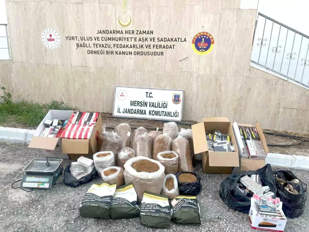 Mersin'de Kaçak Sigara Operasyonu: 1 Şüpheli Yakalandı