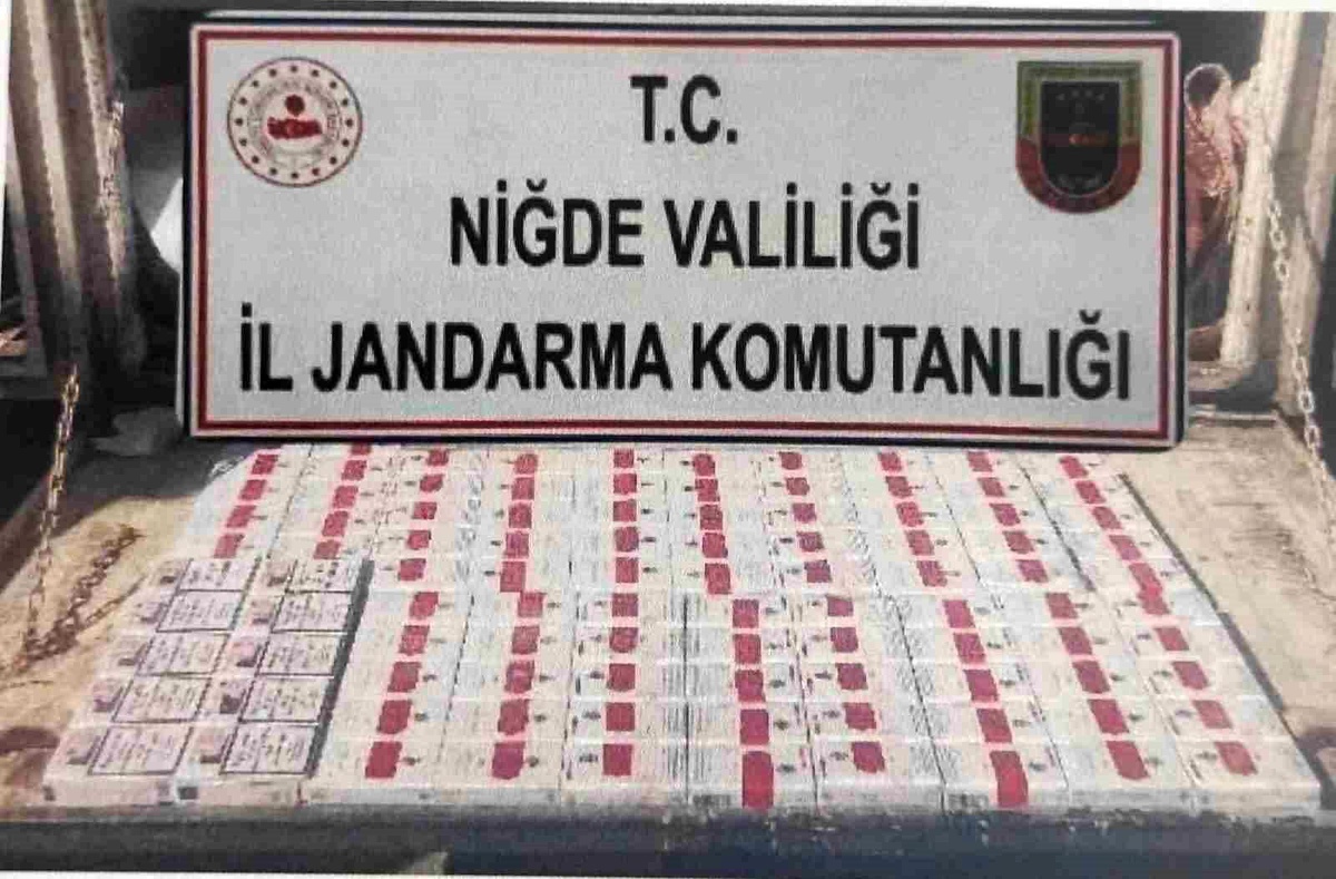 Niğde'de 370 Paket Kaçak Sigara Ele Geçirildi