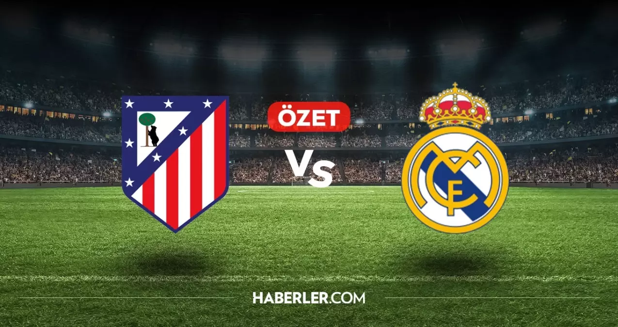 Atletico Madrid Real Madrid maç özeti ve golleri! (VİDEO) Atletico Madrid Real Madrid geniş özeti! Golleri kim attı, maç kaç kaç bitti?
