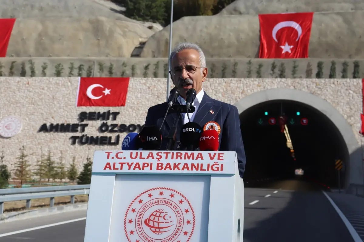 Şehit Ahmet Özsoy Tüneli Açıldı