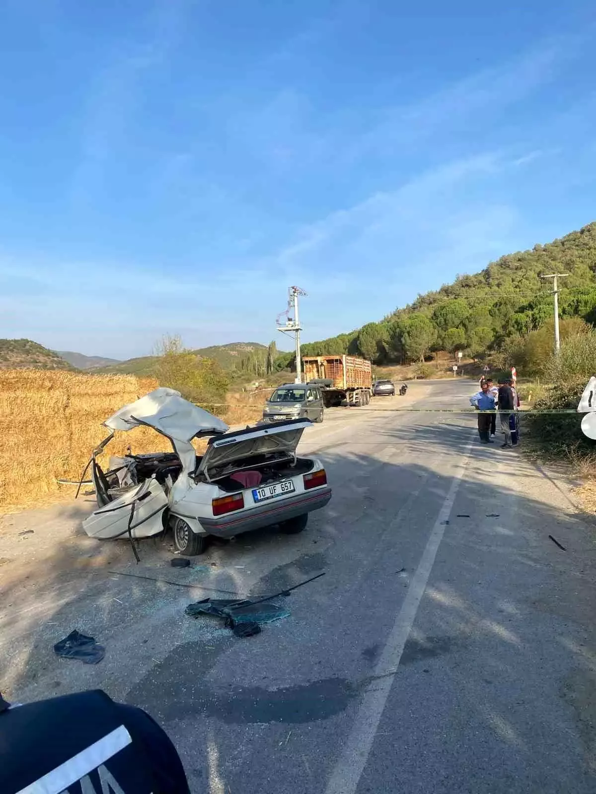 Balıkesir'de Tek Taraflı Trafik Kazası: Sürücü Hayatını Kaybetti