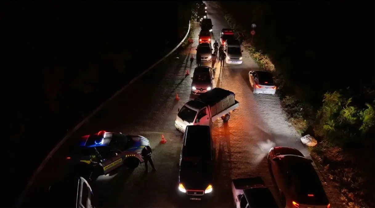 Bursa'da Dronla Trafik Denetimi: 10 Bin TL Ceza Kesildi