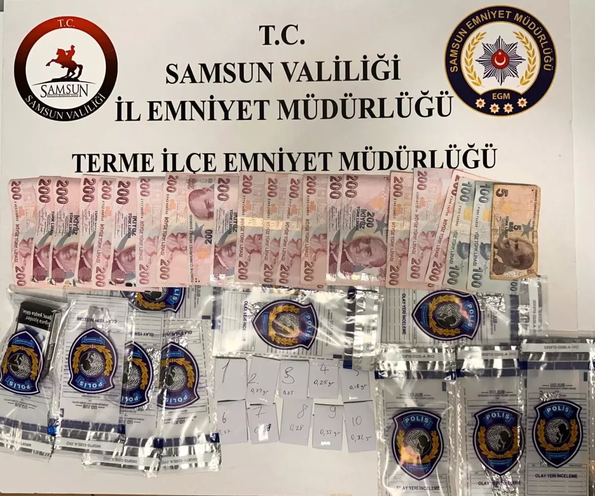 Samsun'da Uyuşturucu Operasyonu: 3 Gözaltı
