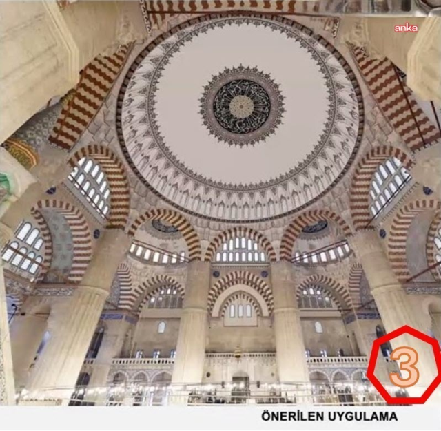 selimiye camisi nde tepki ceken restorasyona 19092866 9311 m