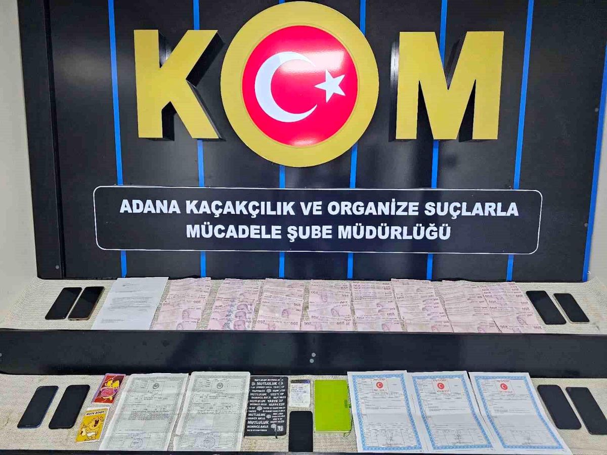 Adana'da Tefecilik Operasyonu: 3 Şüpheli Tutuklandı