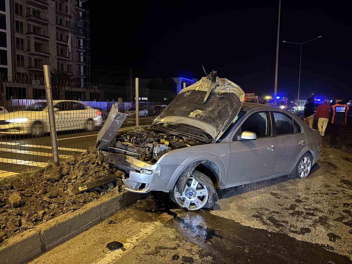 Bolu'da Alkollü Sürücü Kaza Yaptı: 1 Yaralı