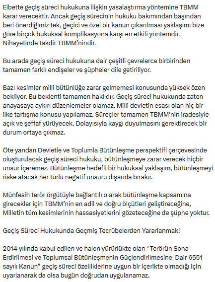 Erdoğan's chief advisor announced! Here are the 7 steps to be taken in the Terror-Free Turkey process