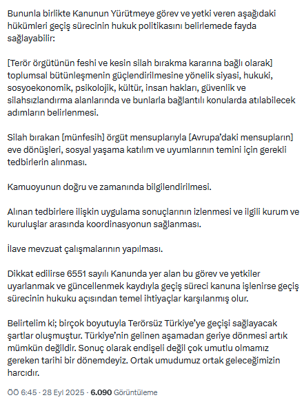 Erdoğan's chief advisor announced! Here are the 7 steps to be taken in the Terror-Free Turkey process