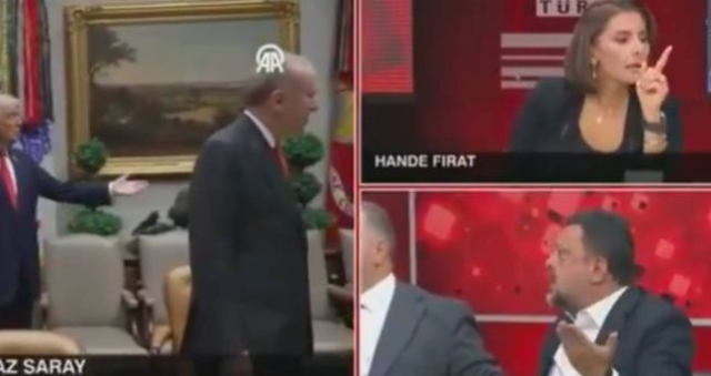 Hande Fırat ve Melik Yiğitel tartışması sebebi nedir? Hande Fırat ve Melik Yiğitel tartışma görüntüleri: CNN Türk'te kavga!