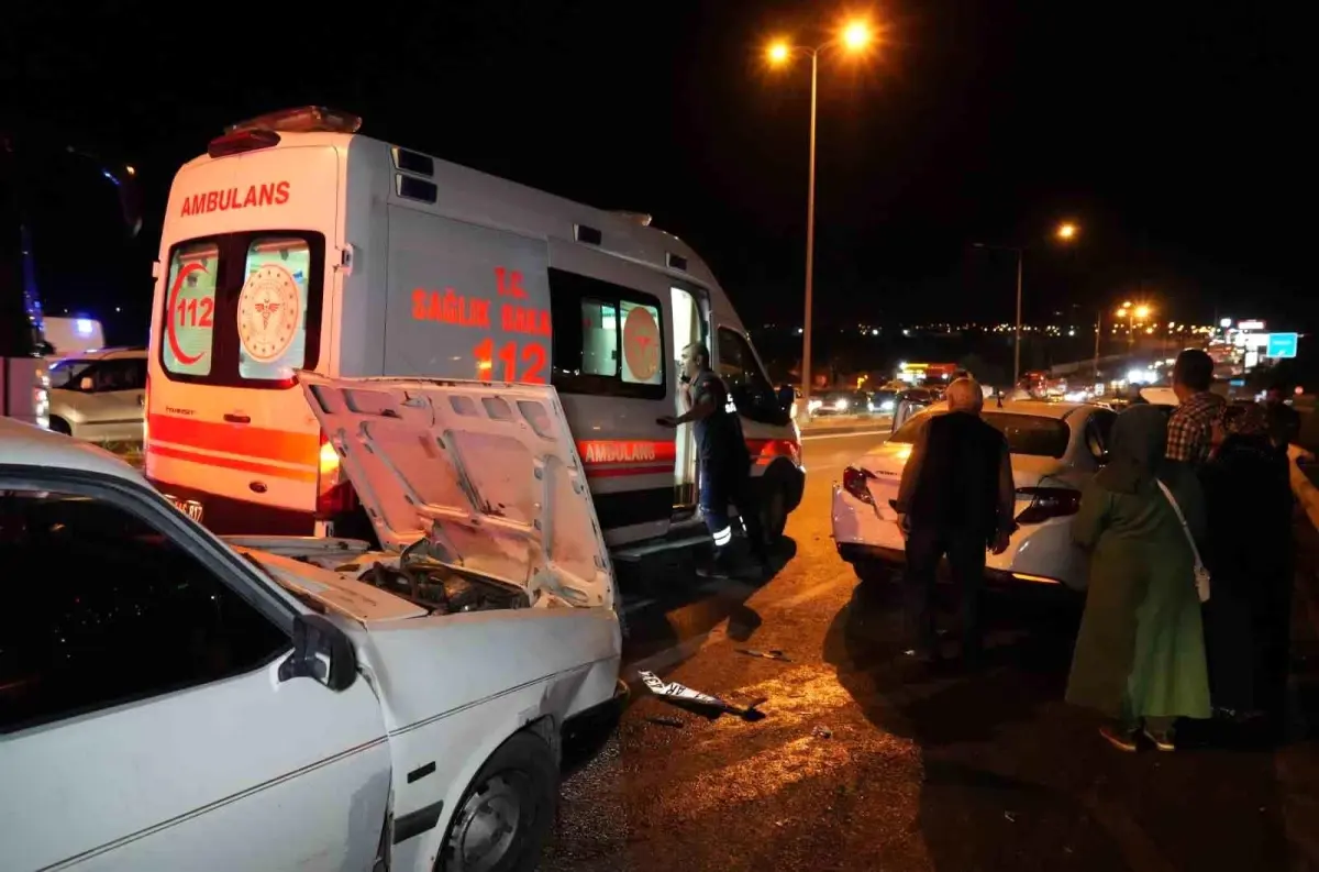 Kırıkkale'de Zincirleme Trafik Kazası: 3 Yaralı