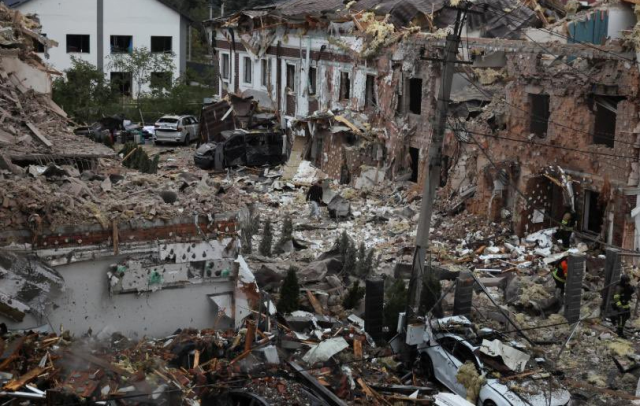 Russia struck the country's capital with 500 drones and 40 missiles