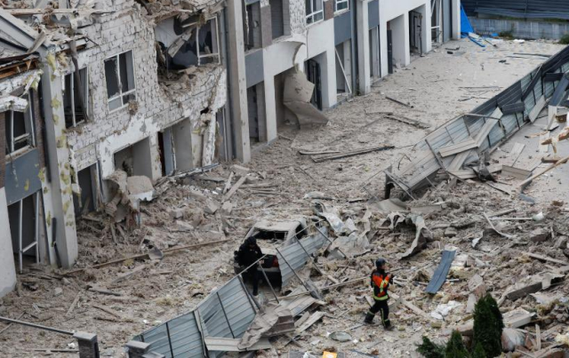Russia struck the country's capital with 500 drones and 40 missiles