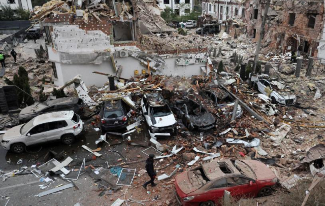 Russia struck the country's capital with 500 drones and 40 missiles