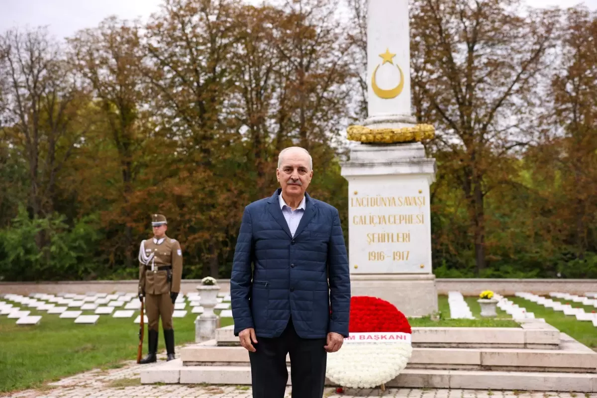 TBMM Başkanı Numan Kurtulmuş, Galiçya Türk Şehitliği'ni Ziyaret Etti