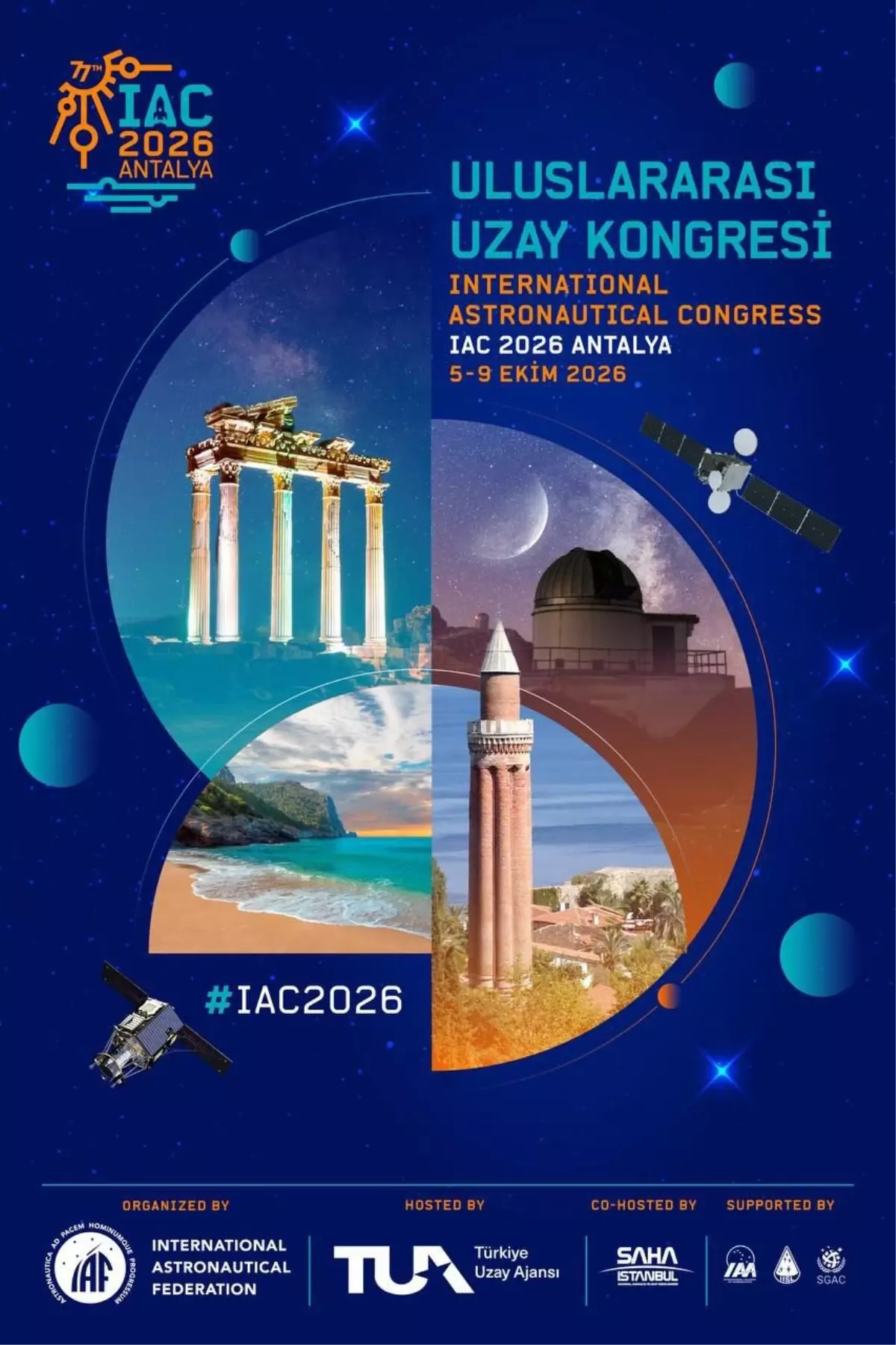 Türkiye, IAC 2025 ile 2026'daki Uzay Kongresi'ni Tanıtacak
