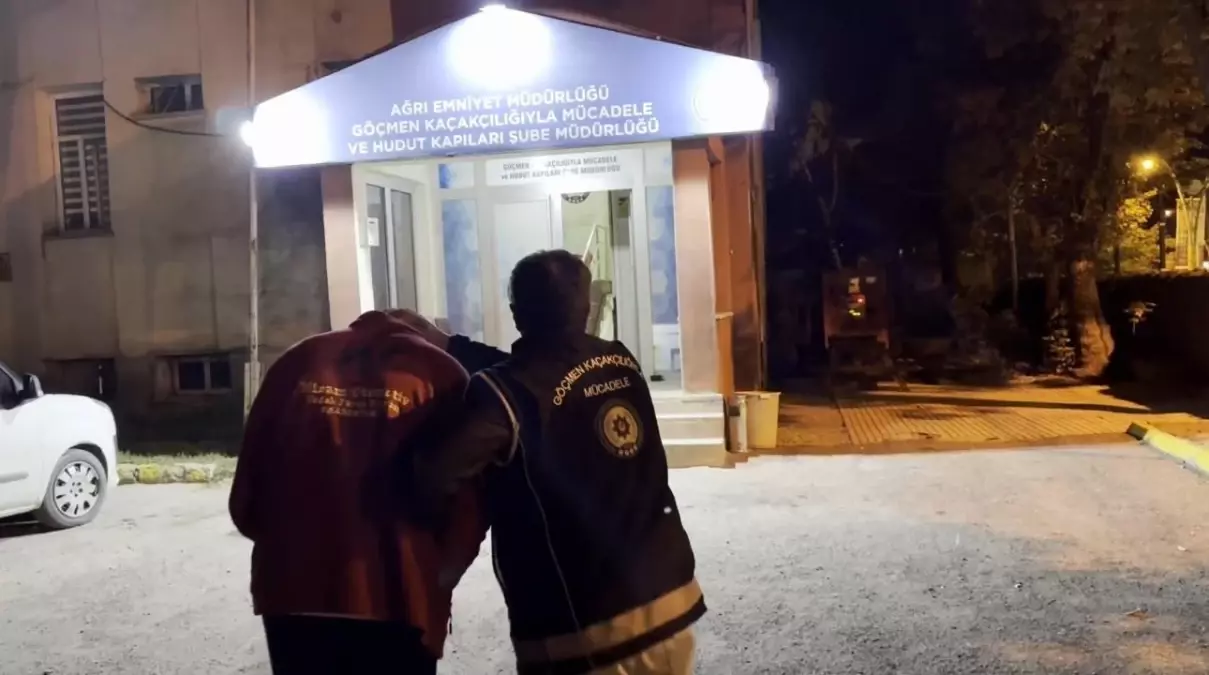 Ağrı'da Düzensiz Göçmen Operasyonu: 6 Kaçak Göçmen ve 1 Organizatör Tutuklandı