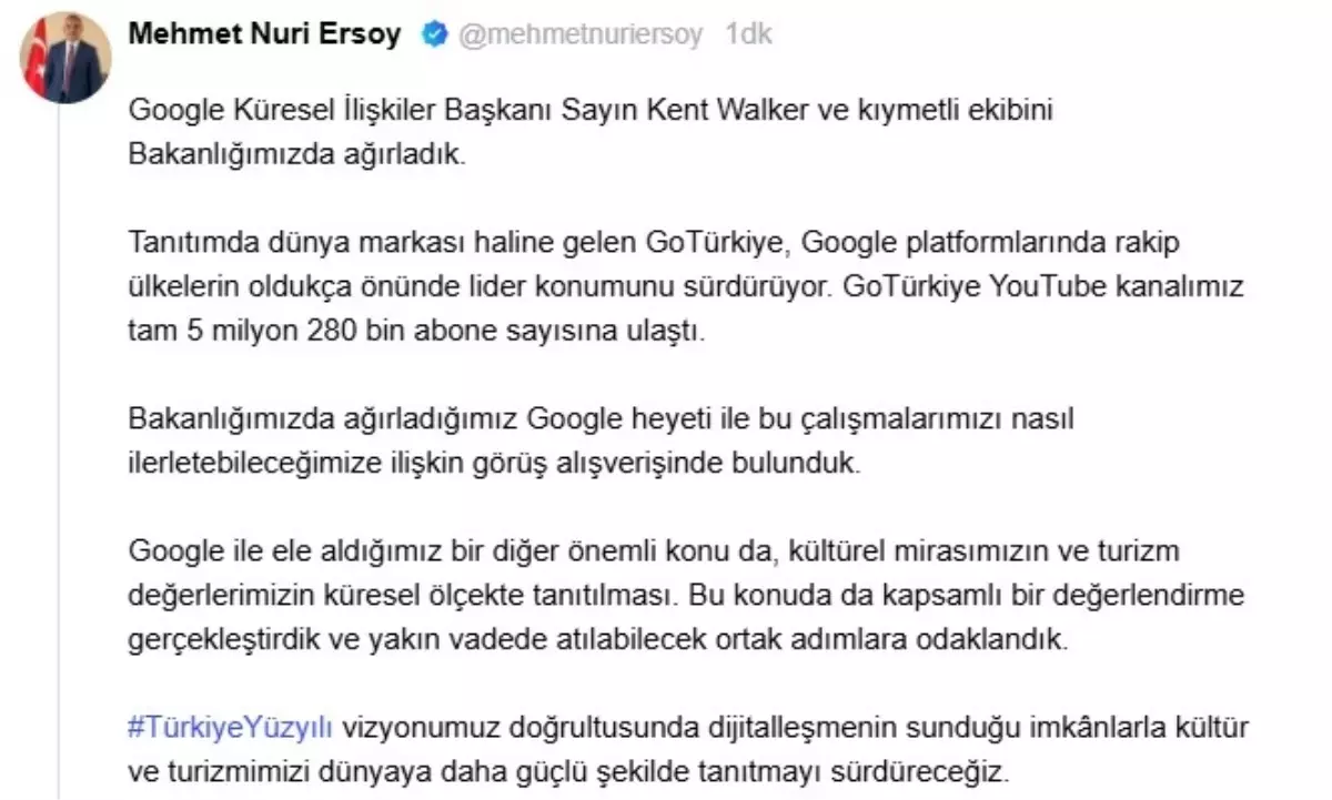 GoTürkiye YouTube Kanalı 5 Milyon Aboneye Ulaştı