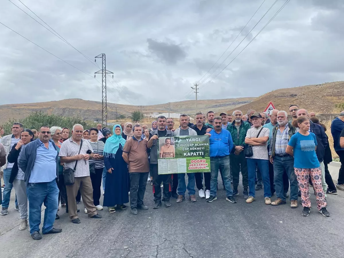 Harmandalı Mahallesi'nde Çöp Depolama İznine Tepki