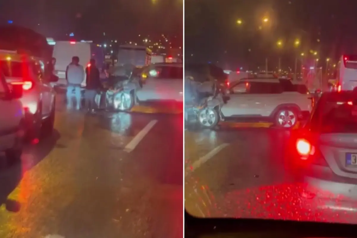 İstanbul'da 17 aracın karıştığı zincirleme kaza