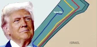 İşte Trump'ın Gazze planının detayları! Harita da paylaşıldı