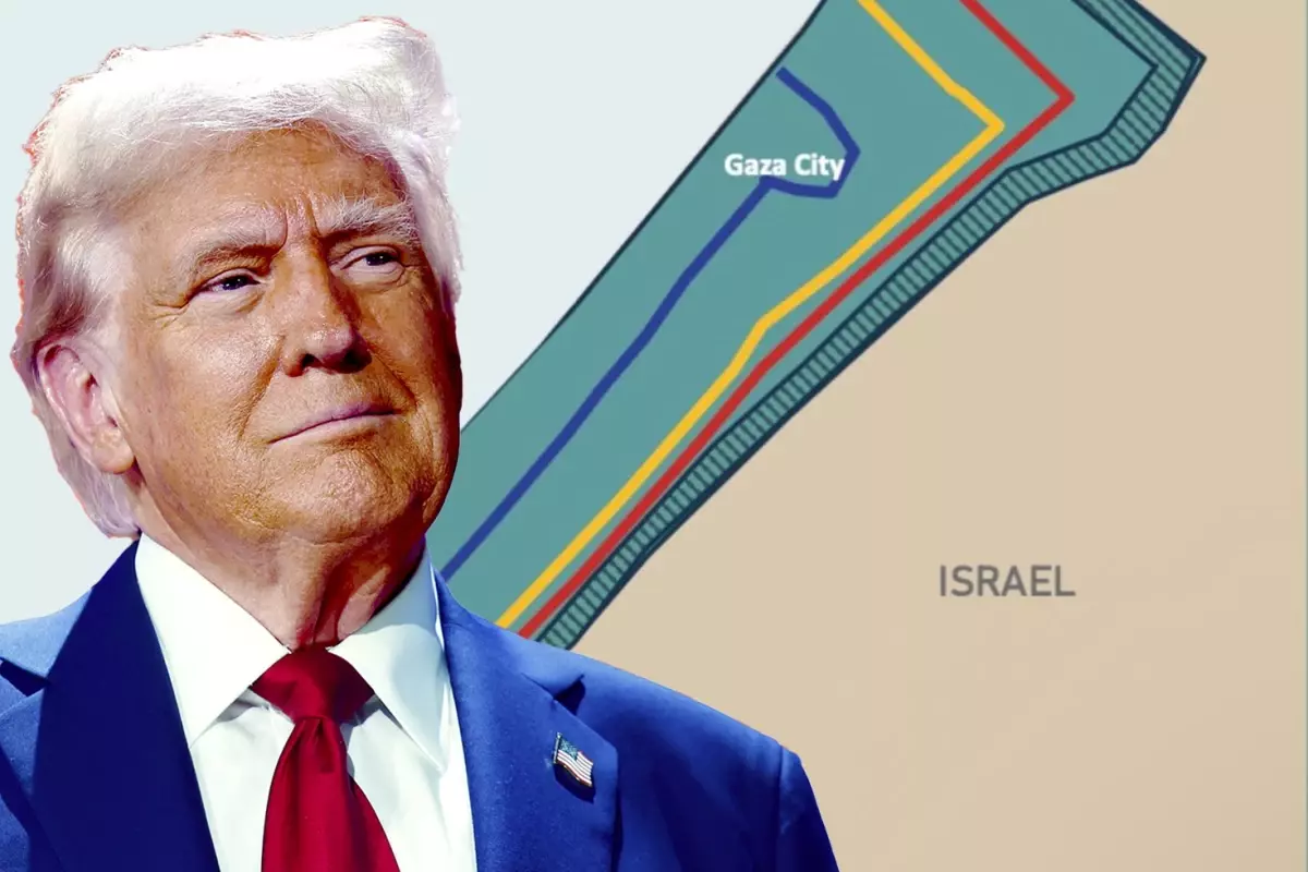 İşte Trump'ın Gazze planının detayları! Harita da paylaşıldı